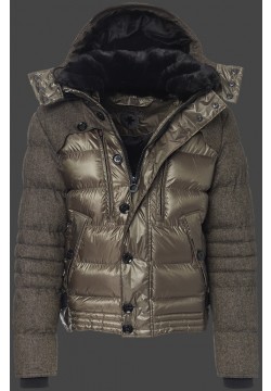 Jacken-Coat Stargate SnowAirTec Olive/Brownmelange Jacke Herren Winter