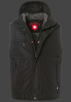 Jacken-Coat Strandweste PolyAirLite Schwarz Jacke Herren Winter