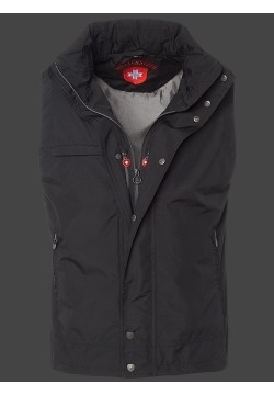 Jacken-Coat Strandweste Sommer PolyAirLite Schwarz Jacke Herren Sommer