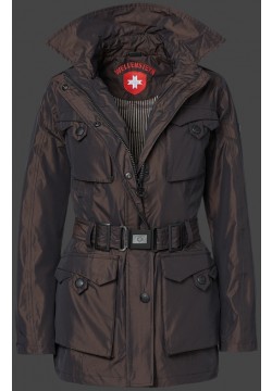 Jacken-Coat Synphonia MidnightAirTec Brownblack Jacke Damen Sommer