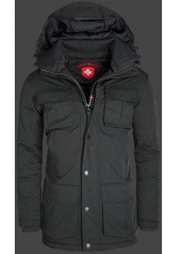 Jacken-Coat Vancouver ElaDuAirTec Schwarz Jacke Herren Winter