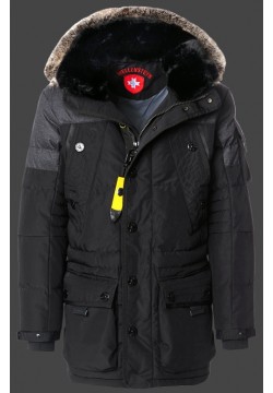 Jacken-Coat Volveron HaHeMeAirTec Schwarz Jacke Herren Winter