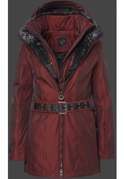Jacken-Coat Zermatt Lang VuitonAirTec Granat Jacke Damen Winter