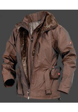 Jacken-Coat Zermatt RainbowAirTec Brownsugar Jacke Damen Winter