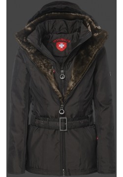 Jacken-Coat Zermatt RainbowAirTec Coffee Jacke Damen Winter