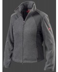 Jacken-Coat Arosa MicroFleece Melange/Schwarz Jacke Damen Winter - Jacken-Coat Sale | jackenjackets.de