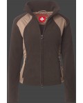 Jacken-Coat Arosa MicroFleece Schoko/Zimt Jacke Damen Winter - Jacken-Coat Schneezauber | jackenjackets.de