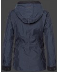 Jacken-Coat Barriga MicroPepAirTec Navyblackpepita Jacke Damen Sommer,BGA-552-NBP-GRÖßE,Jacken-Coat Jacke Damen