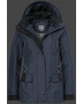 Jacken-Coat Barriga MicroPepAirTec Navyblackpepita Jacke Damen Sommer - Jacken-Coat Winterjacke | jackenjackets.de