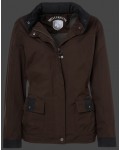 Jacken-Coat Barriga PolyAirLite Schoko/Schwarz Jacke Damen Sommer - Jacken-Coat Jacke Damen | jackenjackets.de