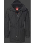 Jacken-Coat Brandungsparka PolyHiTec Schwarz Jacke Herren Winter - Jacken-Coat Sale Damen | jackenjackets.de