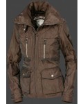 Jacken-Coat Celebrity MeTaff Brownblack Jacke Damen Sommer - Jacken-Coat Sale | jackenjackets.de