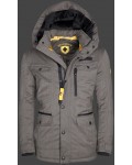 Jacken-Coat Chester Winter BosAirTec Saltpepper Jacke Herren Winter - Jacken-Coat Jacke Damen Winter | jackenjackets.de