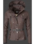 Jacken-Coat Chocolate Poly3AirTec Espresso Jacke Damen Sommer - Jacken-Coat Outlet | jackenjackets.de