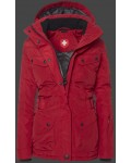 Jacken-Coat Cosmo TiSaAirTec Darkred Jacke Damen Winter - Jacken-Coat Winterjacke | jackenjackets.de