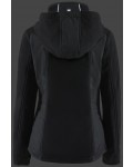 Jacken-Coat Dolce Vita MicroFleece Schwarz Jacke Damen Winter,DOLC-10-SW-GRÖßE,Jacken-Coat Jacken Outlet