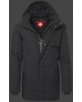 Jacken-Coat England PolyHiTec Schwarz Jacke Herren Winter - Jacken-Coat Outlet Online | jackenjackets.de
