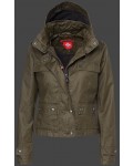 Jacken-Coat Equitania DoublePUWax Armywash Jacke Damen Sommer - Jacken-Coat Outlet Online | jackenjackets.de
