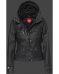 Jacken-Coat Equitania DoublePUWax Blackwash Jacke Damen Sommer - Jacken-Coat Sale Damen | jackenjackets.de