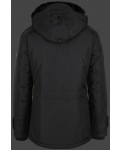 Jacken-Coat Feuerland RainbowAirTec Schwarz Jacke Herren Winter,FEU-66-SW-GRÖßE,Jacken-Coat Damen Jacken