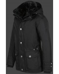 Jacken-Coat Feuerland RainbowAirTec Schwarz Jacke Herren Winter