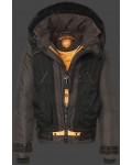 Jacken-Coat Helicopter-Jacke RainbowAirTec Schwarz/Coffee Jacke Herren Winter - Jacken-Coat Sale | jackenjackets.de