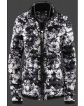 Jacken-Coat Helium Short FloRaHiTec Black White Flowers Jacke Damen Winter - Jacken-Coat Jacke Herren | jackenjackets.de