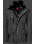 Jacken-Coat Husarian HaHeMeAirTec Schwarz Jacke Herren Winter - Jacken-Coat Jacke Herren | jackenjackets.de