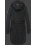 Jacken-Coat Island TiSaAirTec Schwarz Jacke Damen Winter,ISLA-382-SW-GRÖßE,Jacken-Coat Jacke Herren