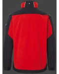 Jacken-Coat Jet-Jacke MicroFleece Rot/Schwarz Jacke Herren Winter,JJ-10-RSW-GRÖßE,Jacken-Coat Outlet Online