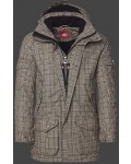 Jacken-Coat Kodiaks EnglishAirTec Maxicheckbrown Jacke Herren Winter - Jacken-Coat Jacke Damen Winter | jackenjackets.de
