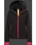 Jacken-Coat Luminata DynashellAquaLight Black/Pink Jacke Damen Winter - Jacken-Coat Schneezauber | jackenjackets.de