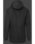 Jacken-Coat Manhattan HDDAirTec Schwarz Jacke Herren Winter,MAN-62-SW-GRÖßE,Jacken-Coat Schneezauber