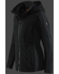 Jacken-Coat Marysol MicroFleece Schwarz Jacke Damen Winter
