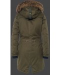 Jacken-Coat Meteorite Lady MeTeiAirTec Army Jacke Damen Winter,METL-194-ARM-GRÖßE,Jacken-Coat Jacken Outlet