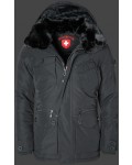 Jacken-Coat Pacifica HaHeMeAirTec Schwarz Jacke Herren Winter - Jacken-Coat Schneezauber | jackenjackets.de