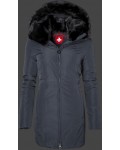 Jacken-Coat Paris TiSaAirTec Midnightblue Jacke Damen Winter - Jacken-Coat Damen Winterjacke | jackenjackets.de