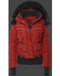 Jacken-Coat Queens TiSaAirTec Darkred Jacke Damen Winter - Jacken-Coat Jacken Outlet | jackenjackets.de