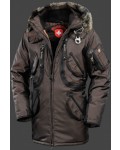 Jacken-Coat Rescue Parka RainbowAirTec Coffee Jacke Herren Winter - Jacken-Coat Damen Winterjacke | jackenjackets.de