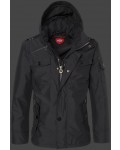 Jacken-Coat Retro Poly3AirTec Schwarz Jacke Herren Sommer - Jacken-Coat Sale Damen | jackenjackets.de