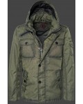 Jacken-Coat Retro SprayTec Armygrün Jacke Herren Sommer - Jacken-Coat Sale | jackenjackets.de