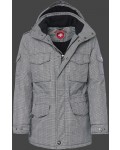 Jacken-Coat Scotland EnglishAirTec Whiteblackcheck Jacke Herren Winter - Jacken-Coat Schneezauber | jackenjackets.de