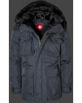 Jacken-Coat Siberia RainbowAirTec Midnightblue Jacke Herren Winter - Jacken-Coat Schneezauber | jackenjackets.de