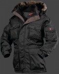 Jacken-Coat Siberia RainbowAirTec Schwarz Jacke Herren Winter - Jacken-Coat Damen Jacken | jackenjackets.de