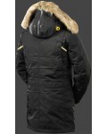 Jacken-Coat Snowdome BlackAirTec Schwarz Jacke Herren Winter,SNOW-507-SW-GRÖßE,Jacken-Coat Jacke Damen