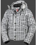 Jacken-Coat Stardust CheckAirTec Blackwhitecheck Jacke Herren Winter - Jacken-Coat Schneezauber | jackenjackets.de