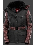 Jacken-Coat Stargate Lady FlaWoAirTec Anthracite/Bordeaux Jacke Damen Winter - Jacken-Coat Damen Jacken | jackenjackets.de