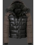 Jacken-Coat Stargate SnowAirTec Black/Brownmelange Jacke Herren Winter - Jacken-Coat Winterjacke | jackenjackets.de
