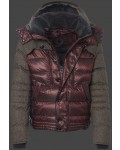 Jacken-Coat Stargate SnowAirTec Bordeaux/Brownmelange Jacke Herren Winter - Jacken-Coat Schneezauber | jackenjackets.de