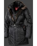 Jacken-Coat Zermatt Lang GlossyAirTec Schwarz Jacke Damen Winter - Jacken-Coat Winterjacke | jackenjackets.de